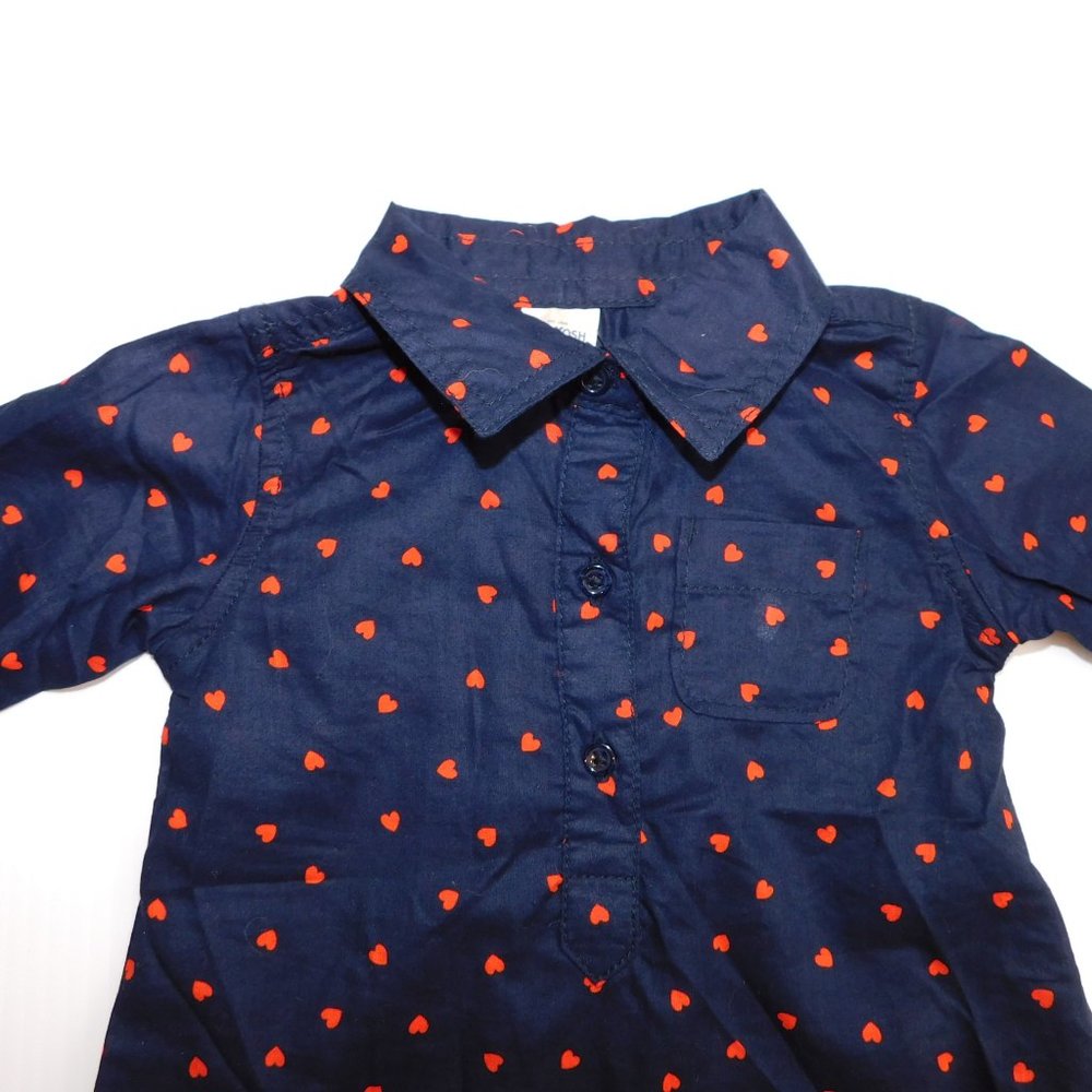 Oshkosh B'gosh Girls 3 Months Tunic Shirt - Picture 2 of 6